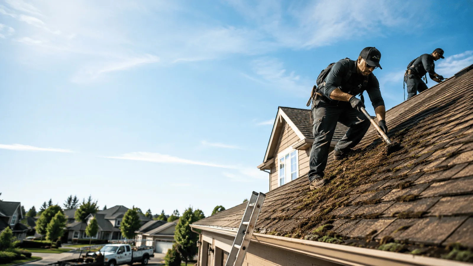 Roof Moss Removal in Elkins, AR near me